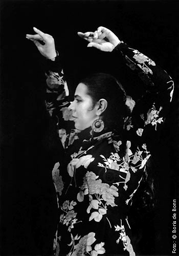 Flamenco-Tänzerin (Bailaora) Rosa Martinez on stage