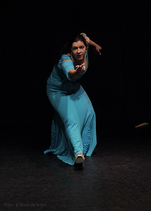 Flamenco-Tänzerin (Bailaora) Rosa Martinez on stage