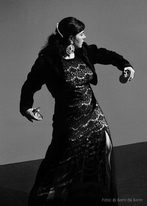 Flamenco-Tänzerin (Bailaora) Rosa Martinez on stage