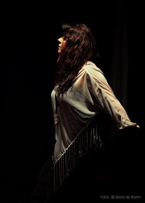 Flamenco-Tänzerin (Bailaora) Rosa Martinez on stage