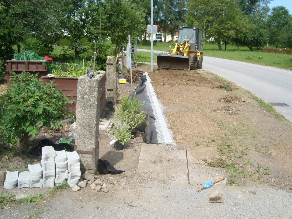 Randsteine verlegen