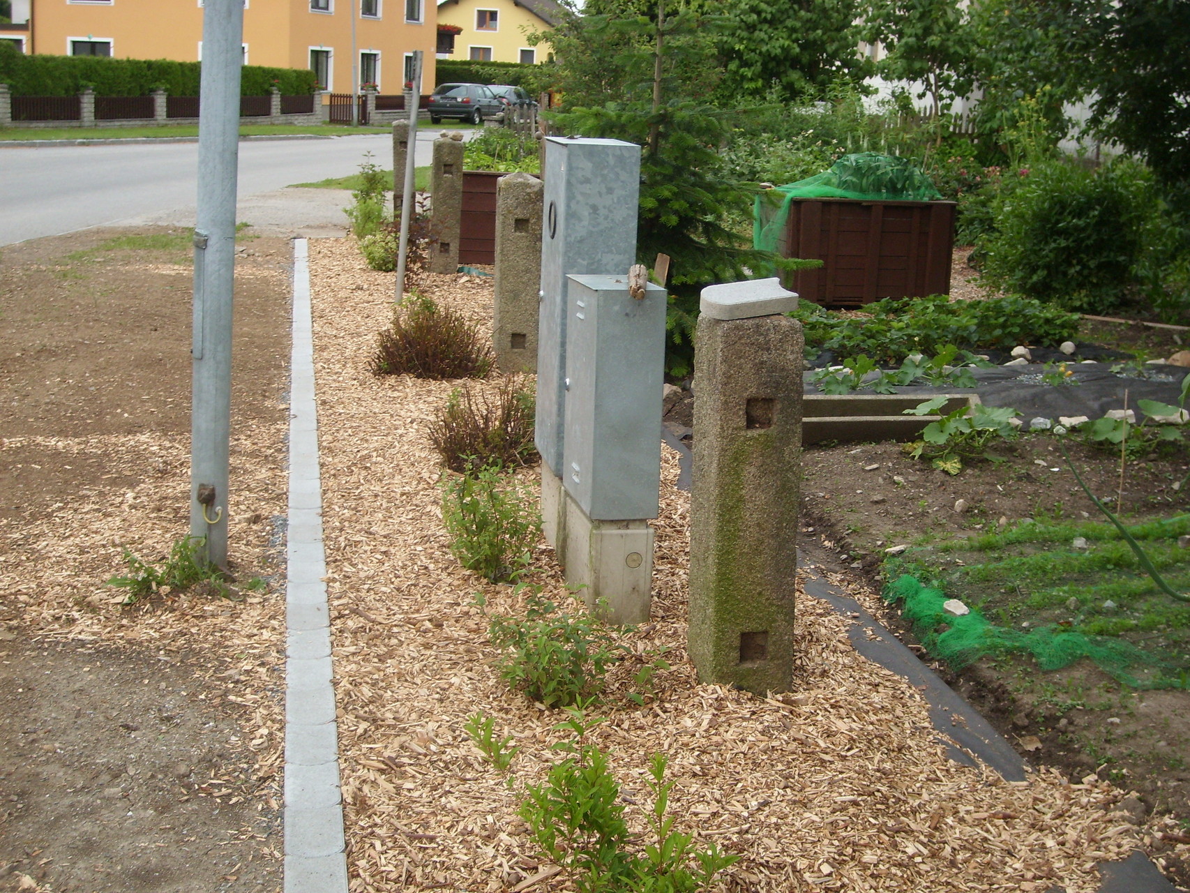 Blütenhecke