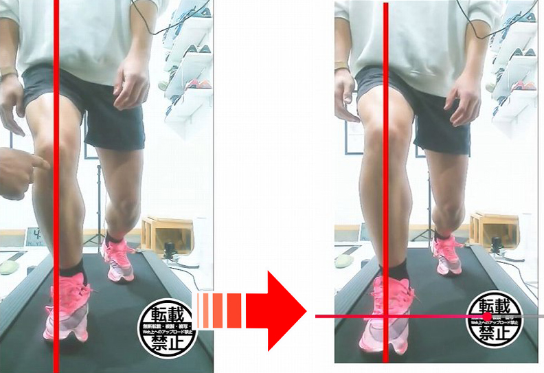 ランニングシューズの履き方│つま先の方向を決める