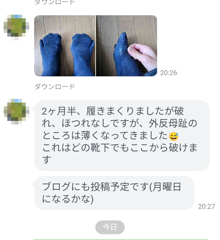 走破│耐久性　2ヶ月半、履きまくりましたが破れ、ほつれなしです
