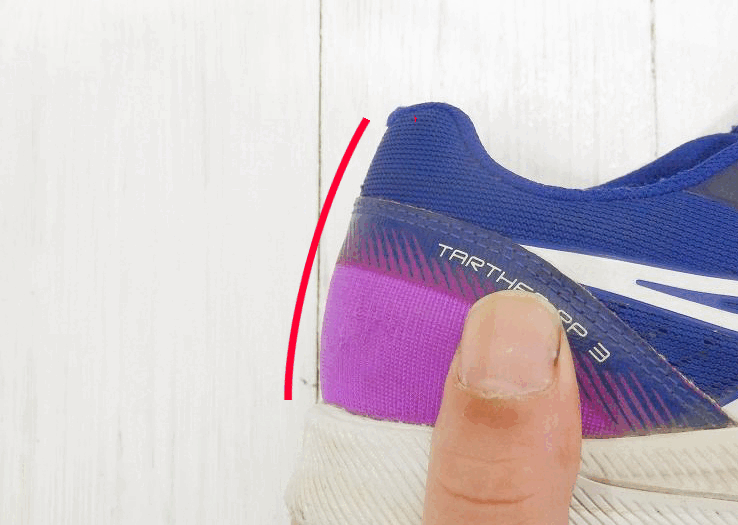 ランニングシューズの履き方│ヒールカップを整える