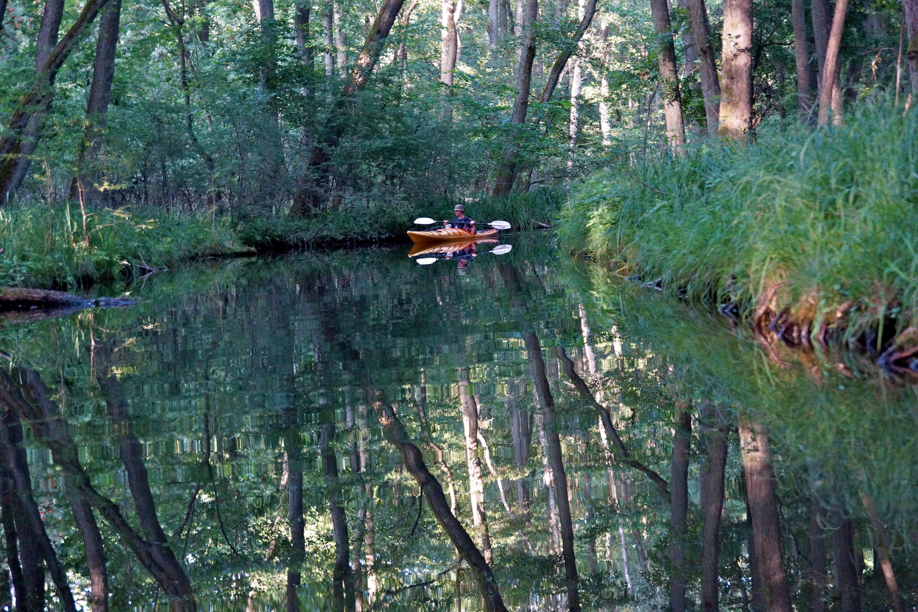 In der "Schwaanhavel" unterwegs