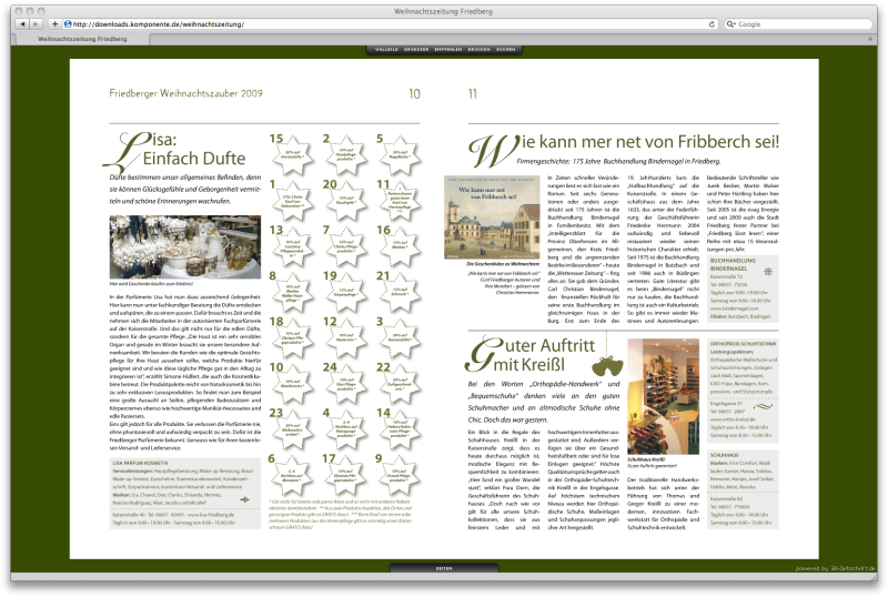 Weihnachtszeitung Friedberg
