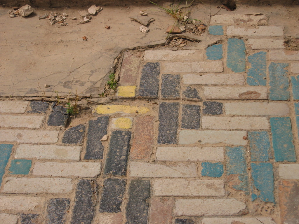 Détail d'un tapis de bannai' (photo : M.Schvoerer, 2007)