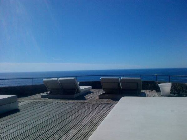 Hier mit Blick aufs Meer findet Yoga statt! :-) Madeira, Design Hotel Estalagem