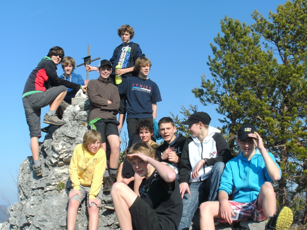 top of the summit