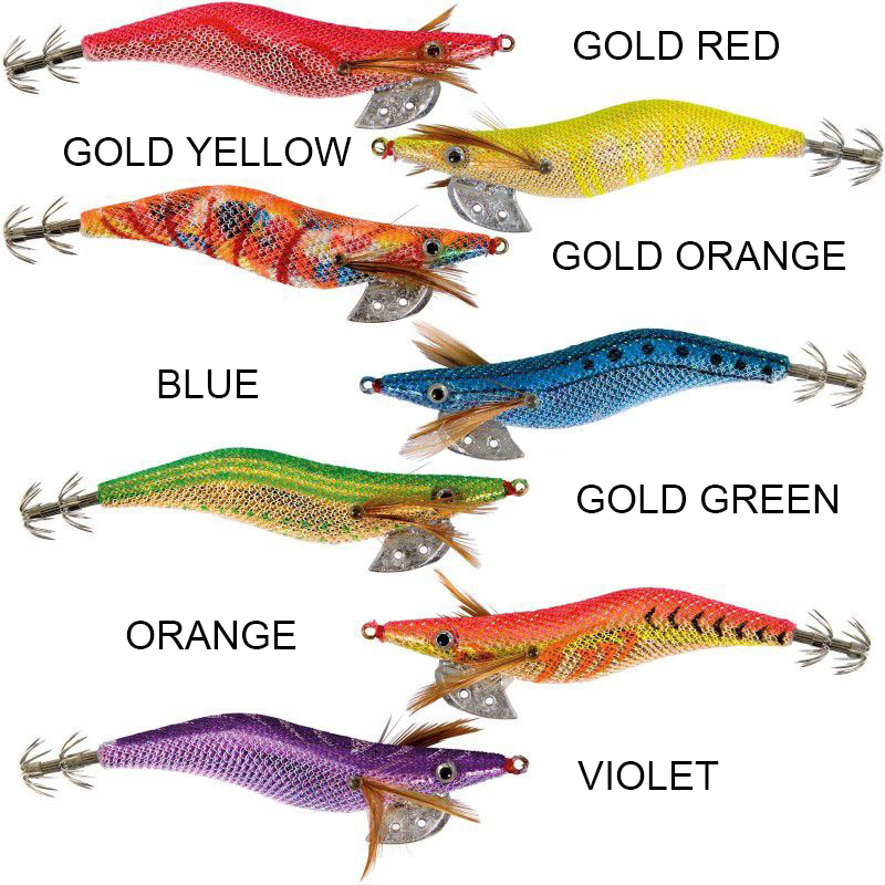 Lineaeffe Totanare Esca Artificiale Red Head Squid Jig Deep Water #2.5 7.5 cm Totanara per Seppia e Calamaro Lineaeffe Totanare Esca Artificiale Red Head Squid Jig Deep Water #2.5 7.5 cm Totanara per Seppia e Calamaro