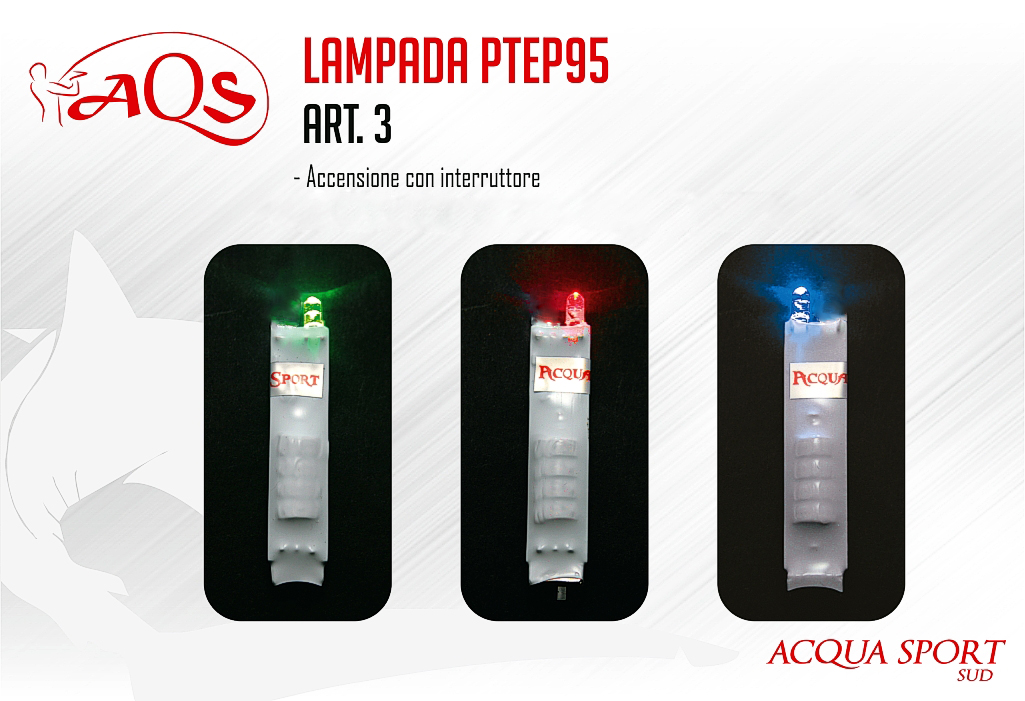 LUCE INTERMITTENTE A LED CON INTERRUTTORE LAMPADA TOTANARA DI PROFONDITA