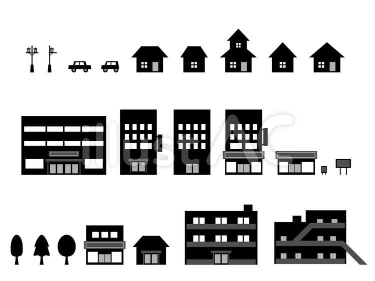 家 建物 街のイラスト素材 作品一覧 家 建物 街のイラスト素材 作品一覧
