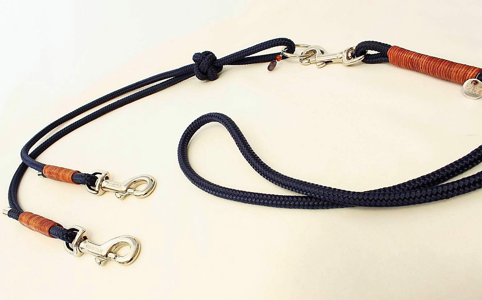koppelleinen leder knoten exklusive hundehalsbander individueller lederschmuck kropfbanderrk