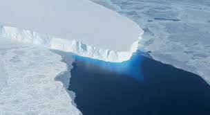 Le glacier Thwaites (Antarctique). Crédit photo NASA
