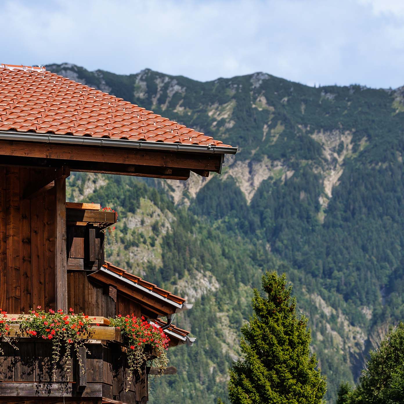 Ausblich vom Alpenhotel Sonneck