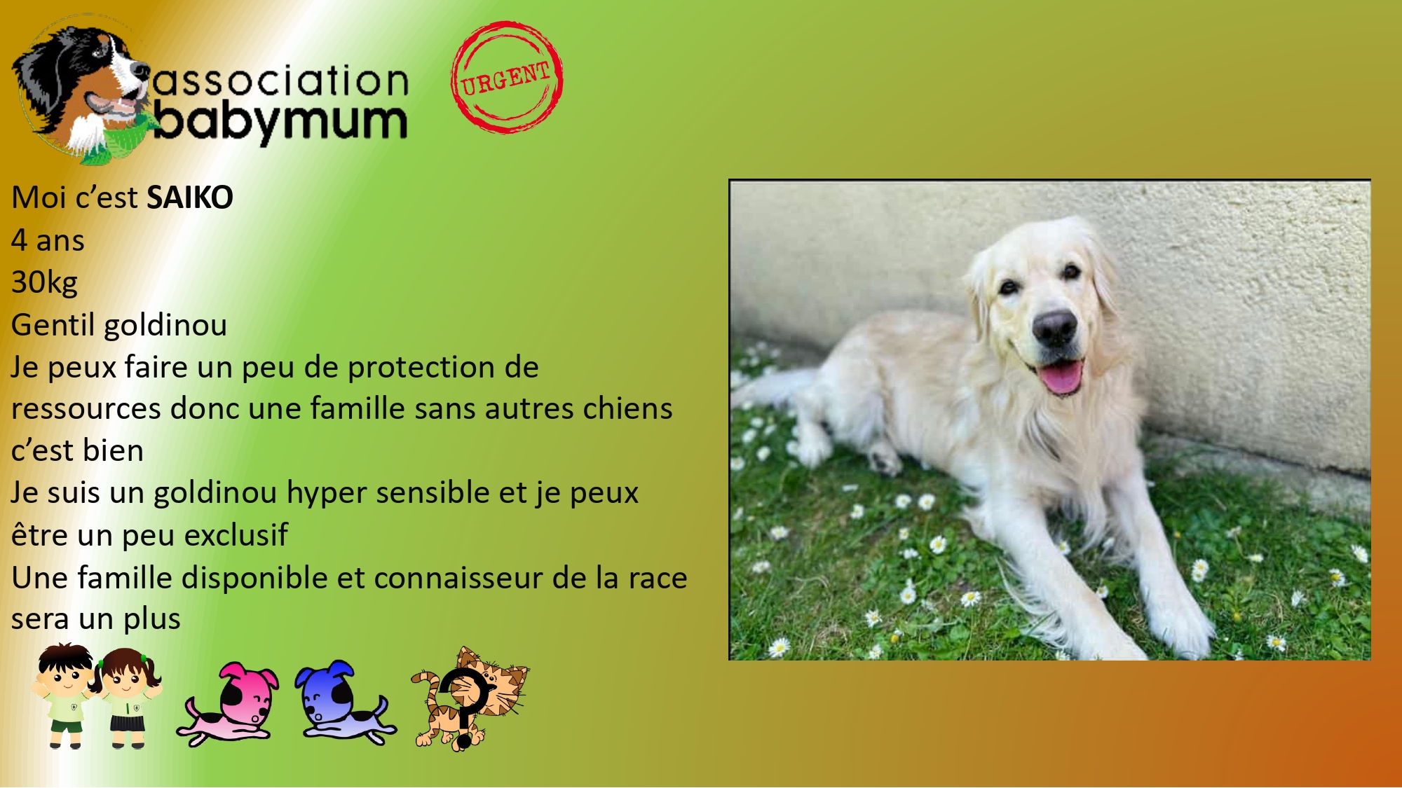 A L'ADOPTION