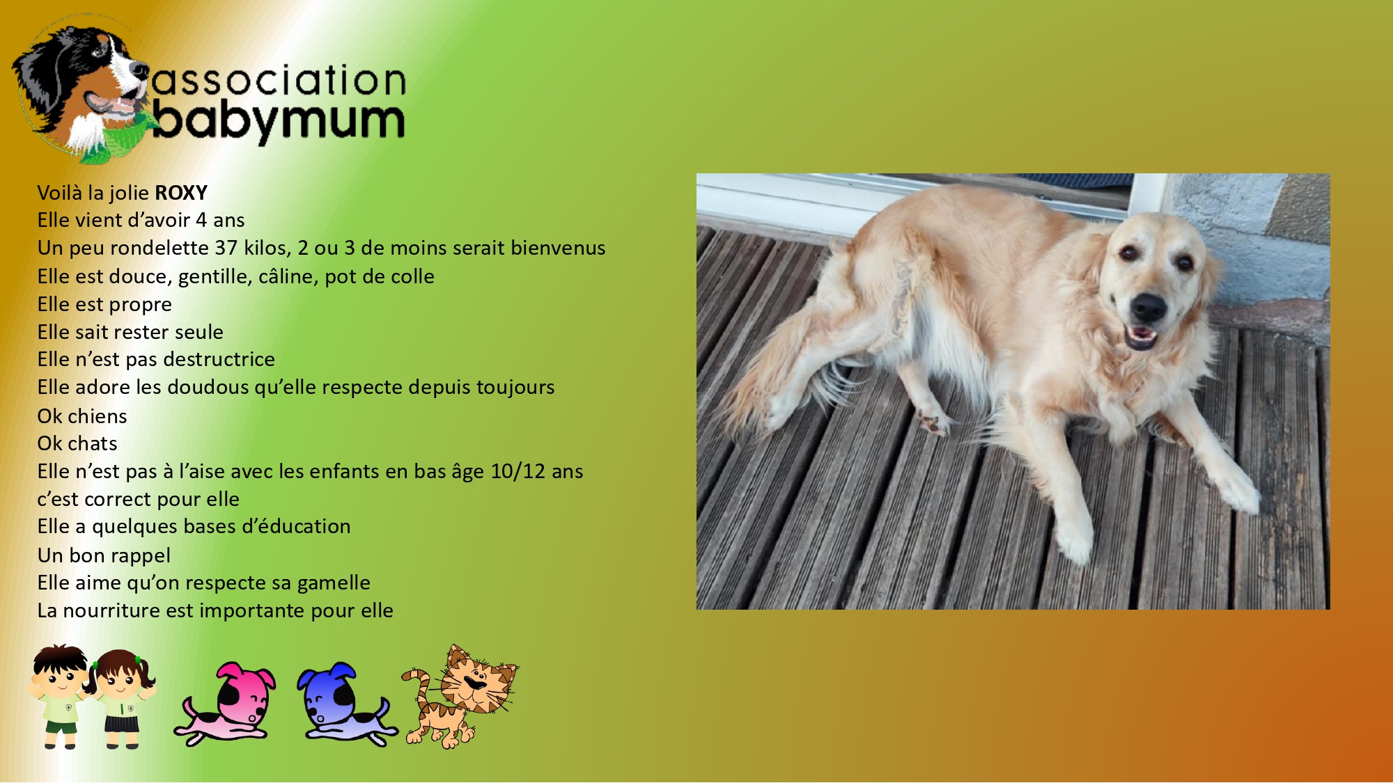 A L'ADOPTION