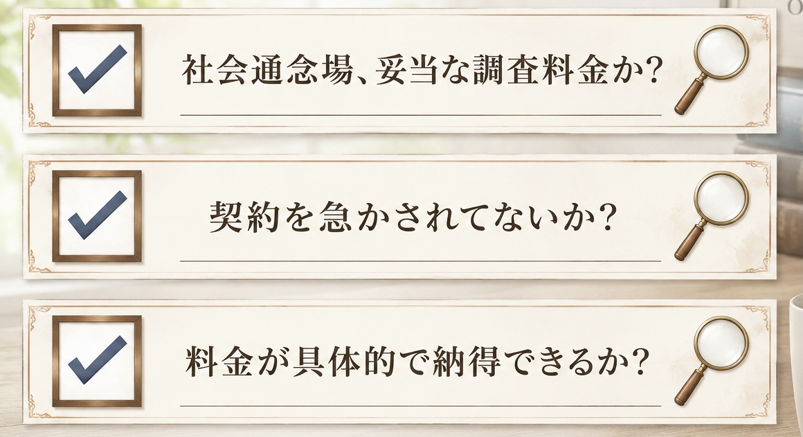 浮気調査のチェックリスト