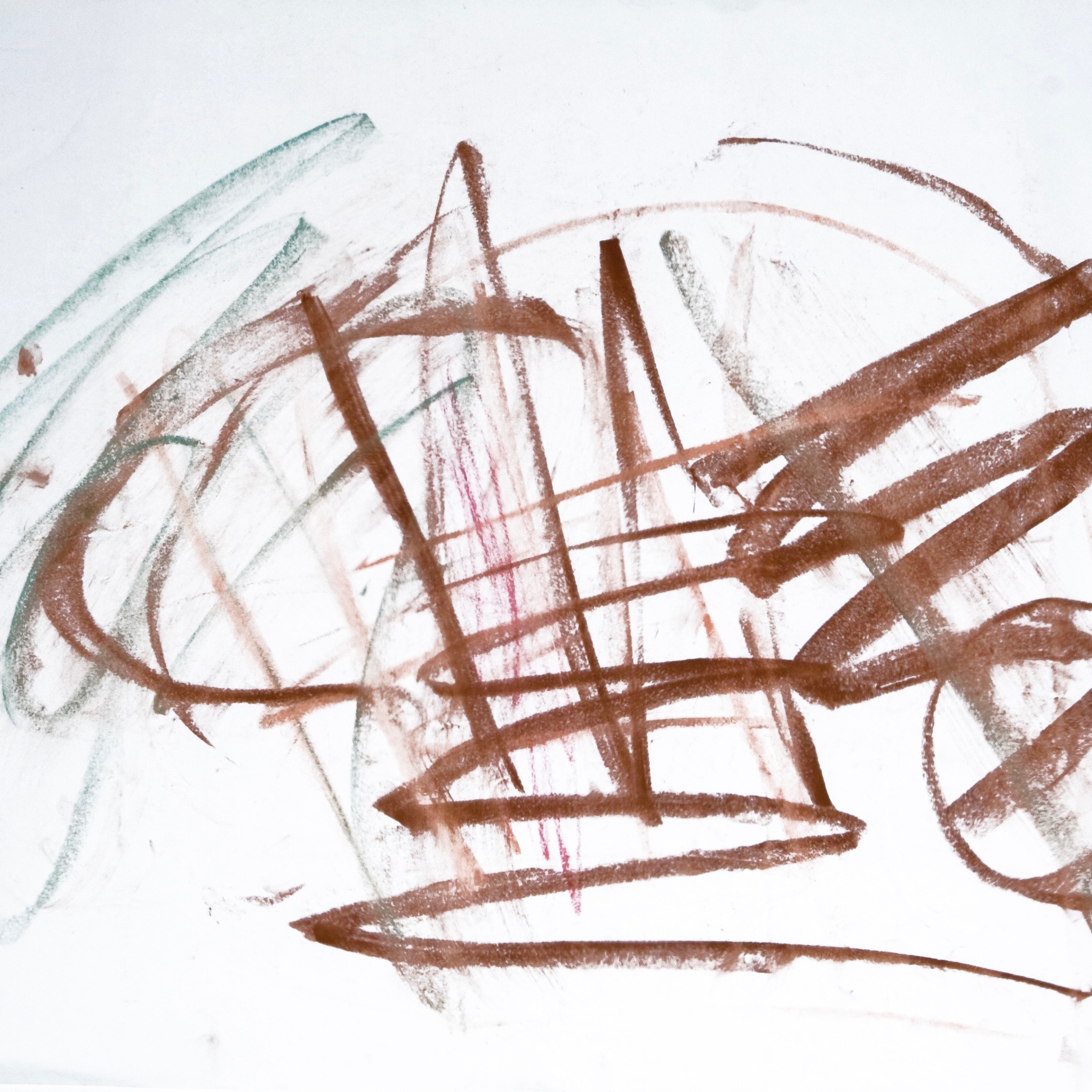 Sita 0196, 2009, Wachsmalstift auf Papier, 45 x 61 cm