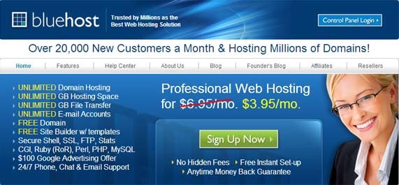 blue host