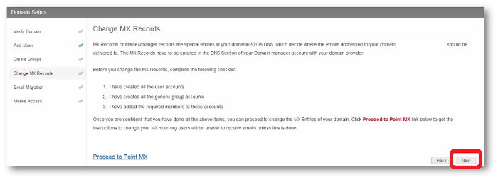 zoho mail change mx records