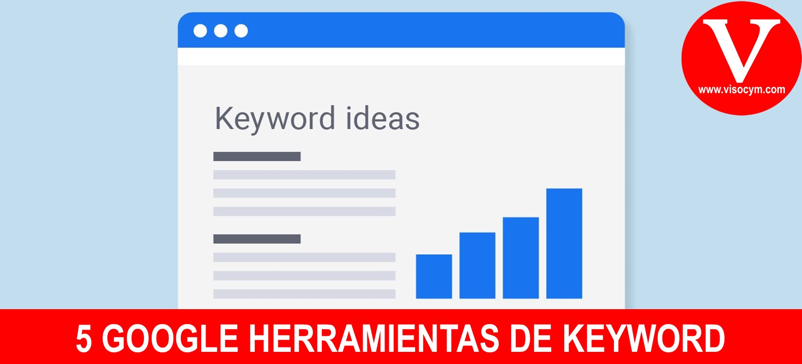 5 herramientas de Google para elegir palabras clave VISOCyM