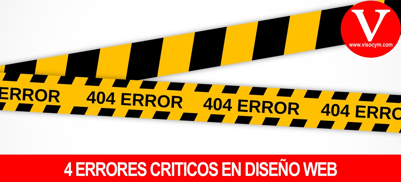 4 Errores criticos en Diseño de pagina Web
