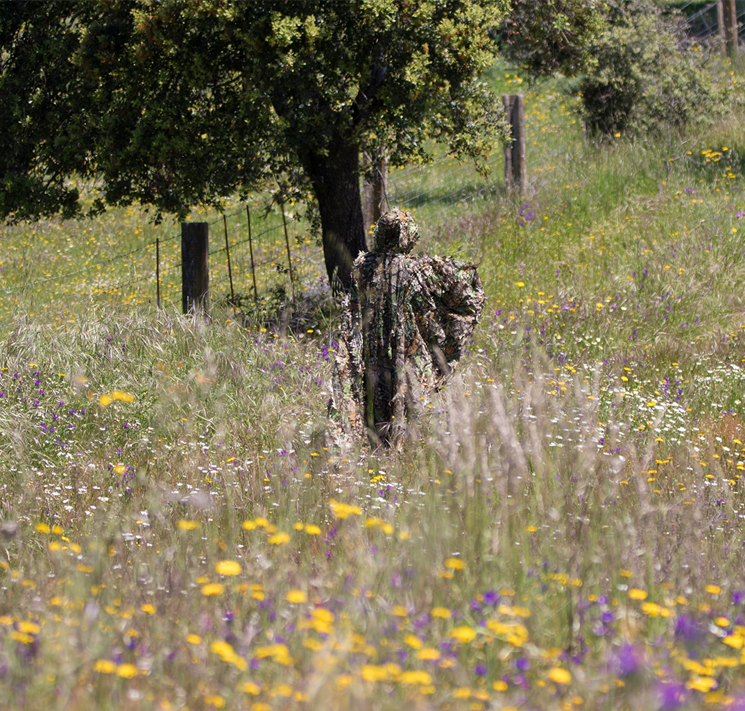 "Undercover" in Extremadura, Spanien – Im Tarnanzug erlebt man überraschende Momente 