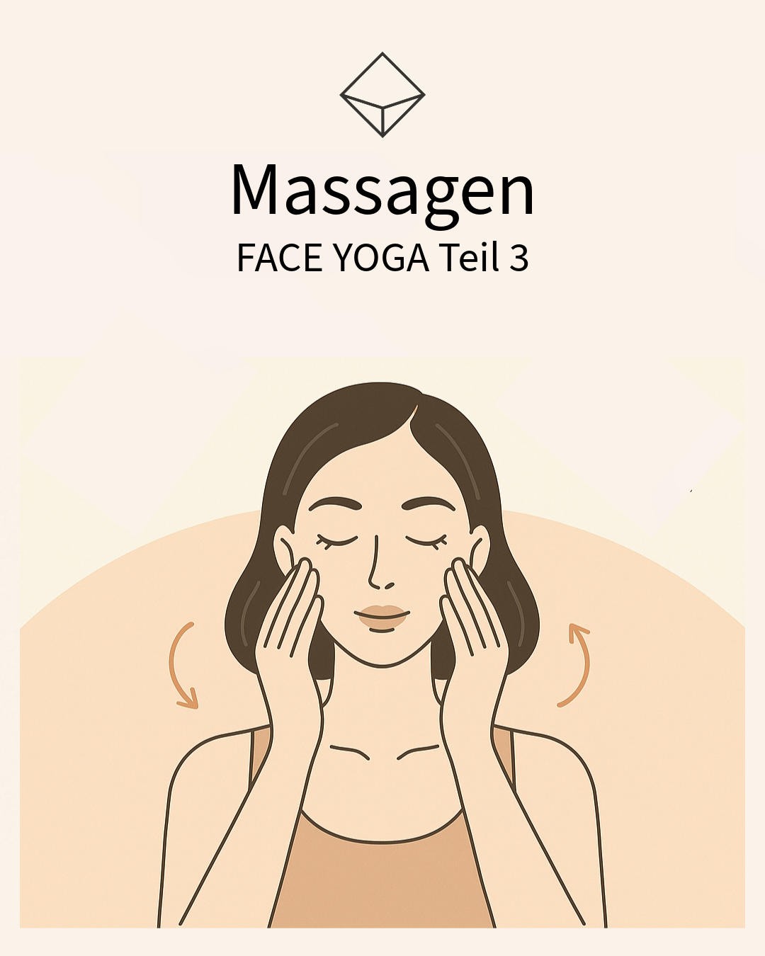 FACE YOGA, Teil 3 - Gesichtsmassagen - Entspannung & Glow von außen nach innen