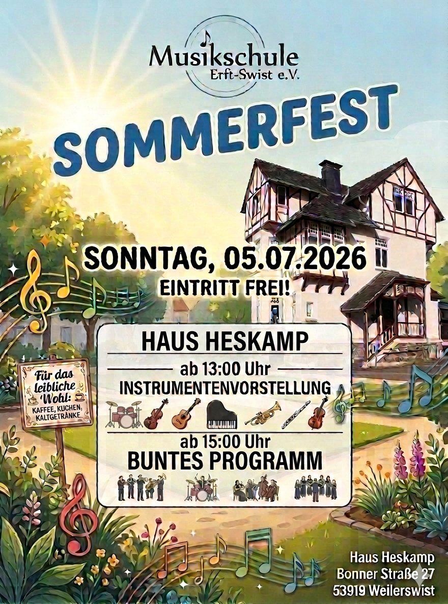 Das Sommerfest steht vor der Tür!