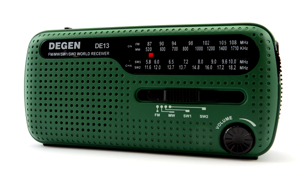 De 13 Kurbelradio Notfallradio