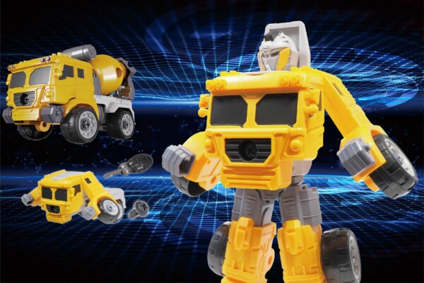 はたらくくるま変身ロボット ミキサー車 - メルカリ
