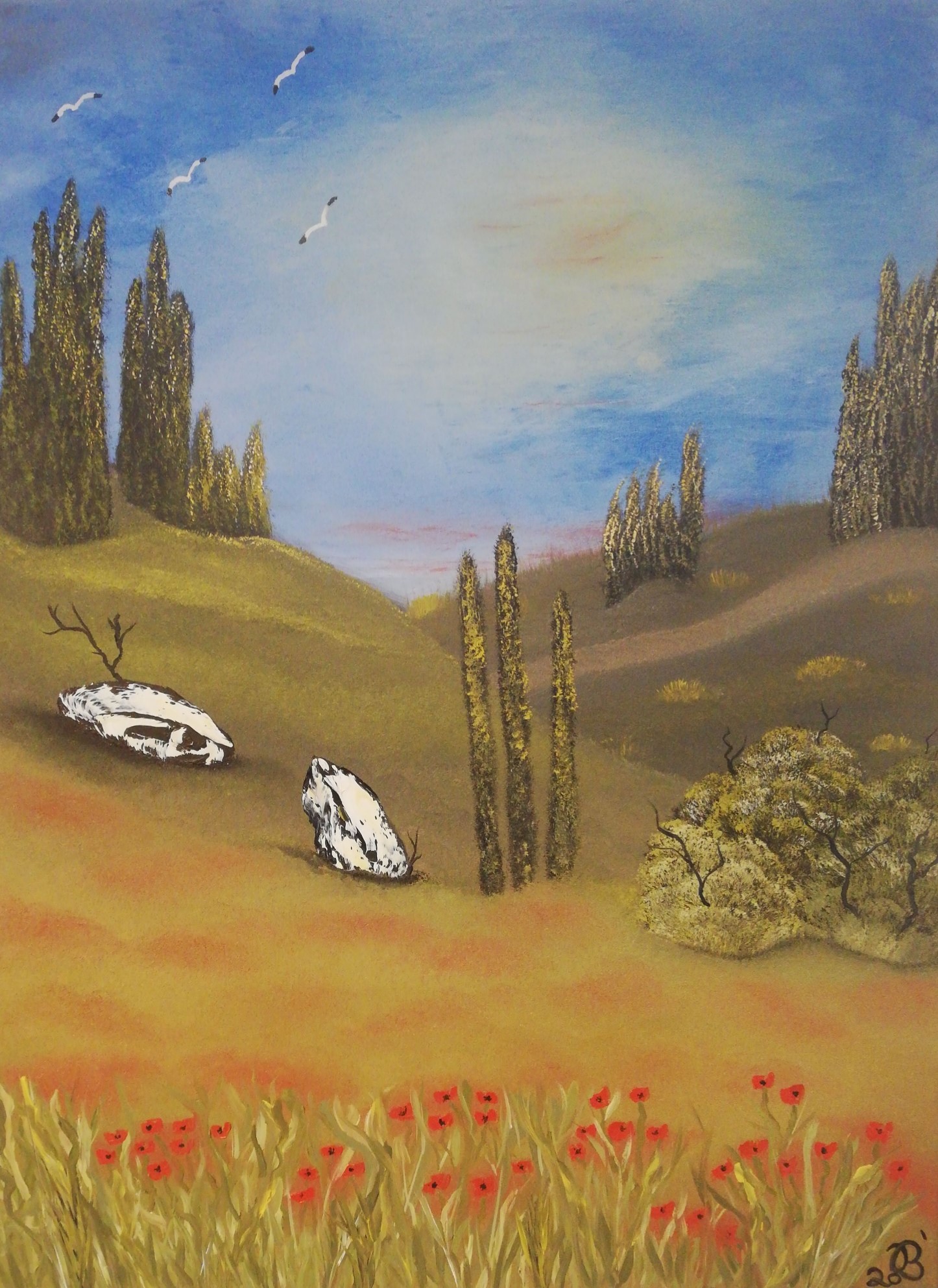 (33)     Meditation     60 cm x 80 cm