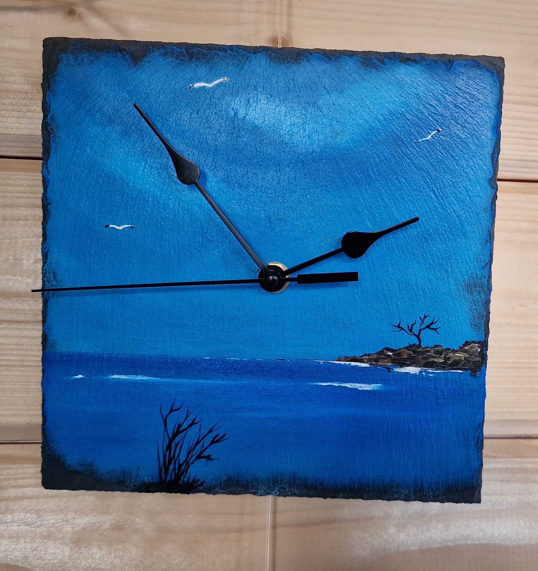 Meer I     (Schiefer, 20 x 20)