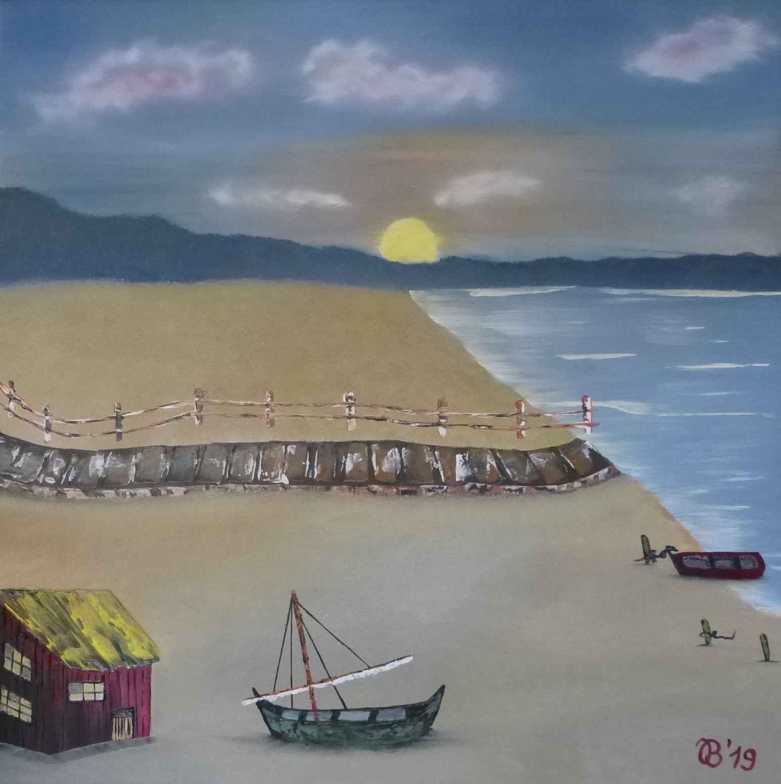 (50)     Zugang zum Meer     80 cm x 80 cm