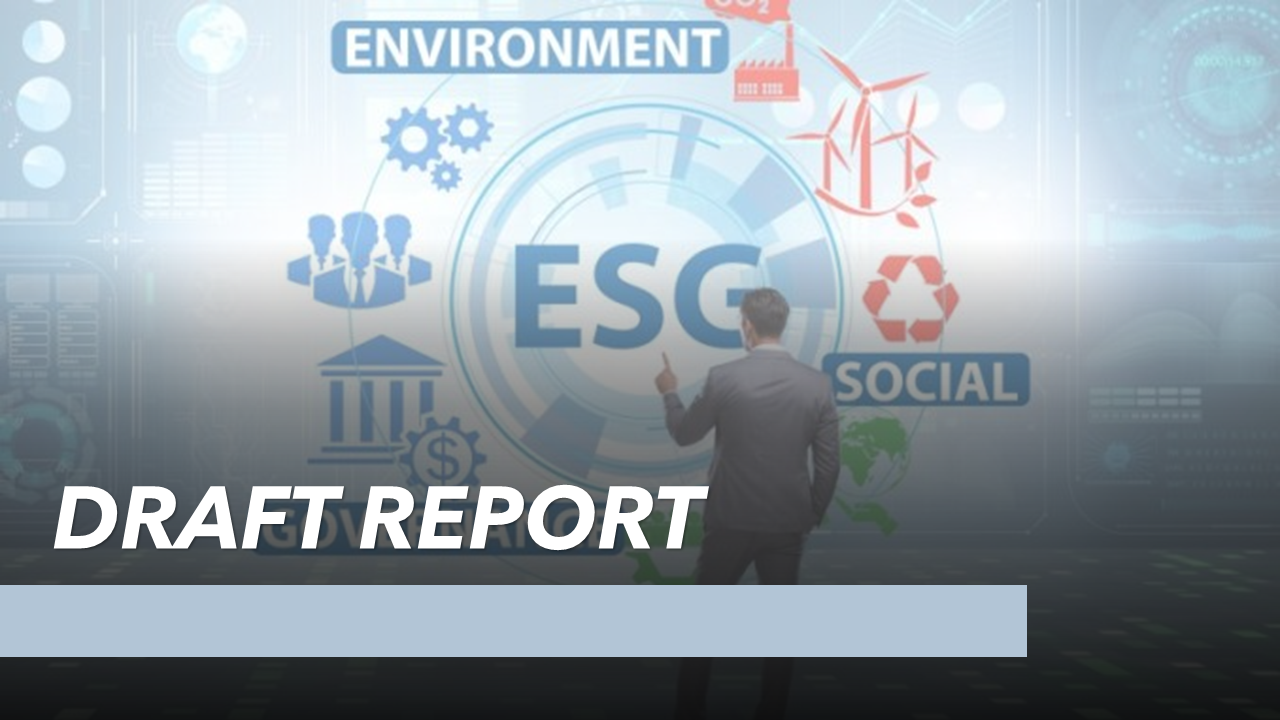ESG Ratings and Sustainability Risks in Credit Ratings: ECON Draft Report Made Available
