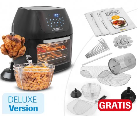 Power AirFryer Multi-Function Deluxe - Knuspriger, saftiger, schneller Genuss für die ganze Familie