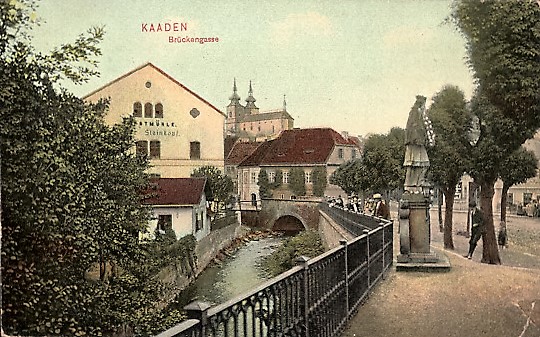 Die Brückengasse mit Kunstmühle Steinkopf