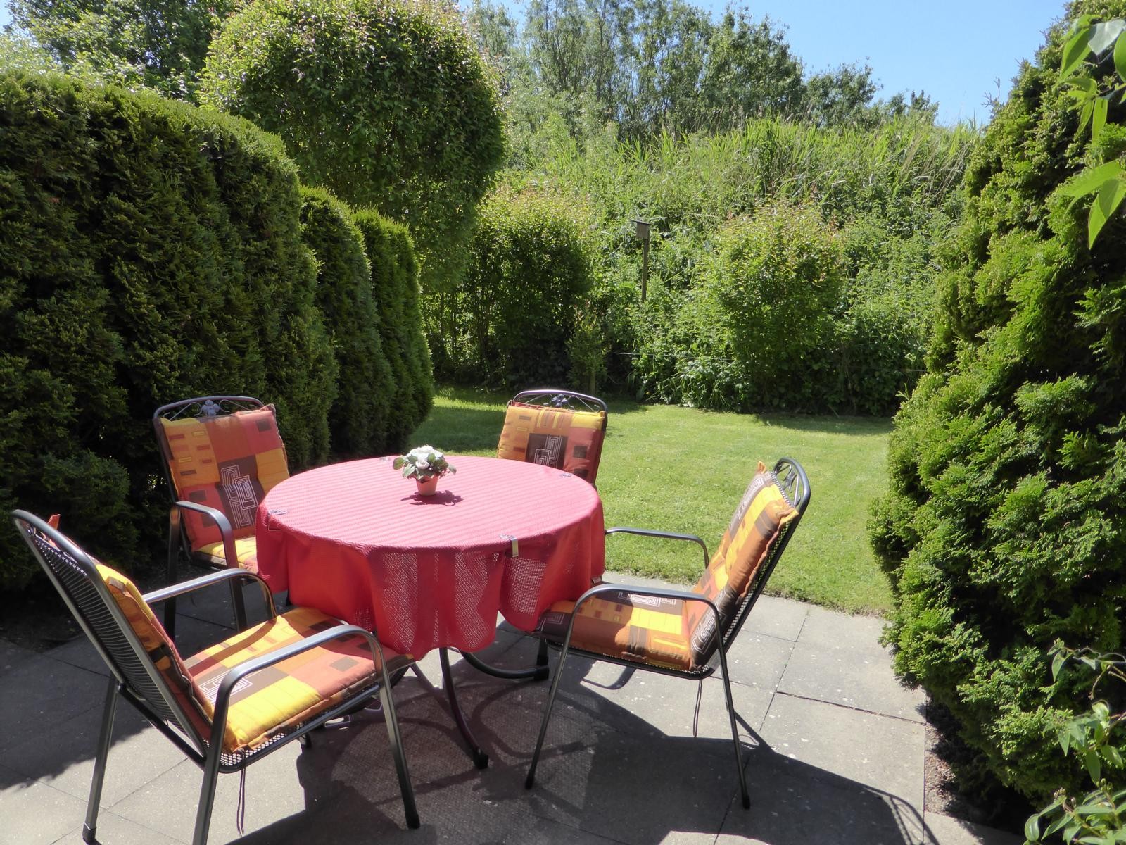 Ferienhaus Ostseefeeling - Terrasse / Garten