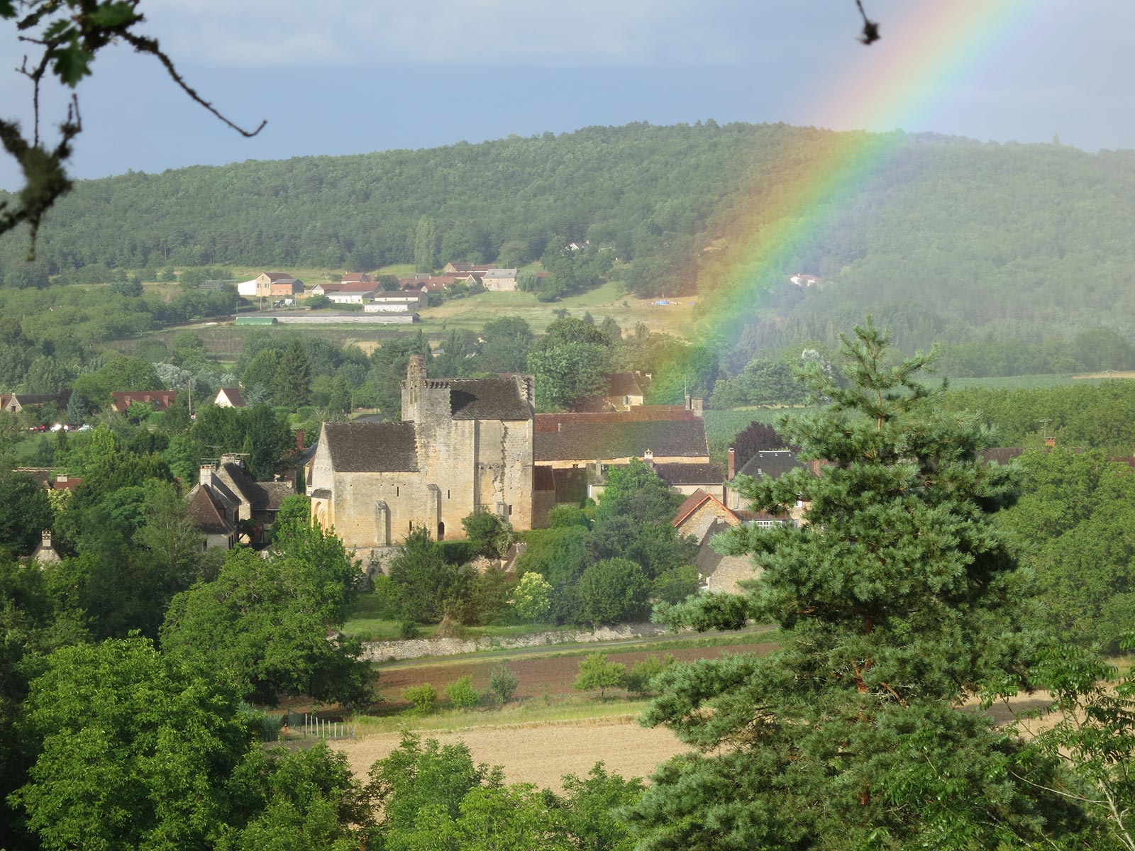 village de Sergeac au cœur du triangle d'or