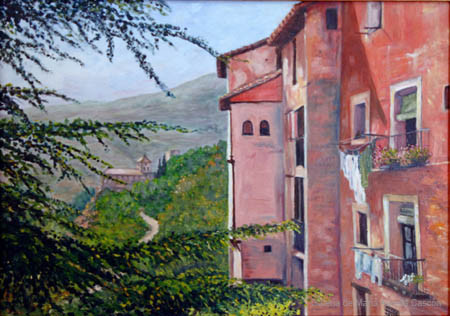 54. ALBARRACÍN. 65x46. Óleo sobre lienzo