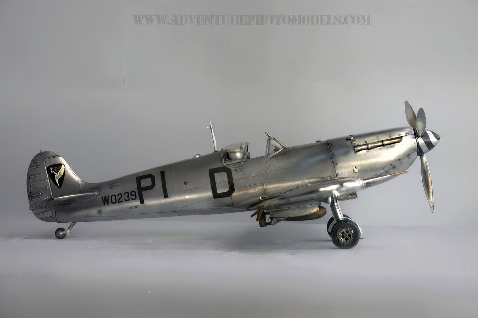 Supermarine Spitfire Mk Vb - Trumpeter kit 1:24 scale model based - MWP (Metal Work Panels) version