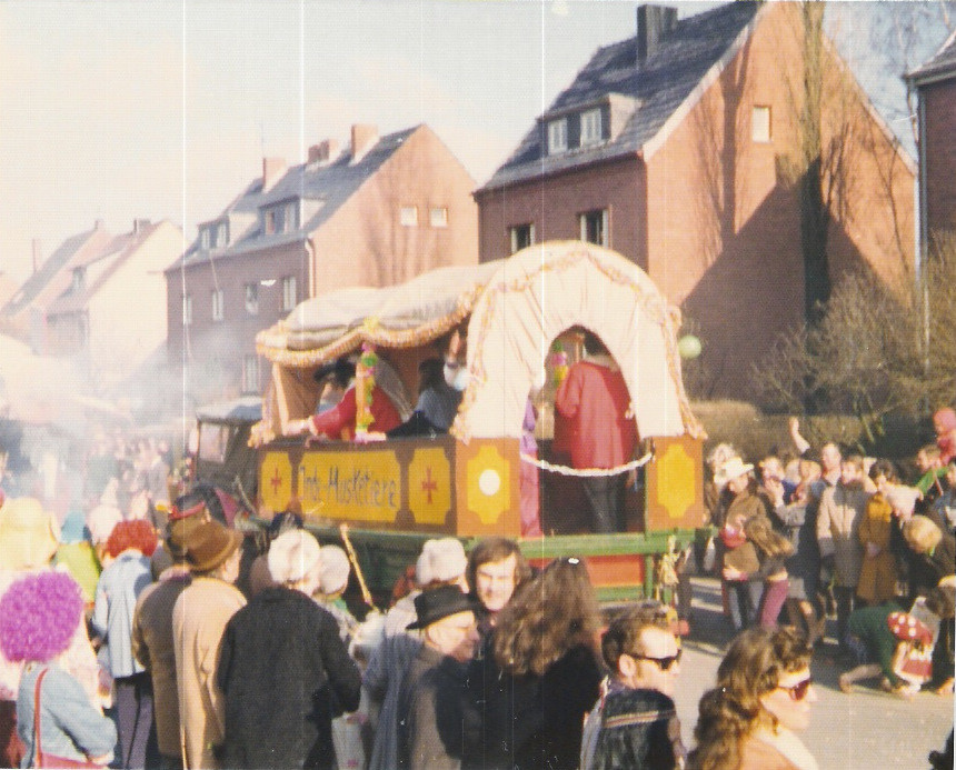 Karnevalswagen 1974 "Inde - Musketiere"