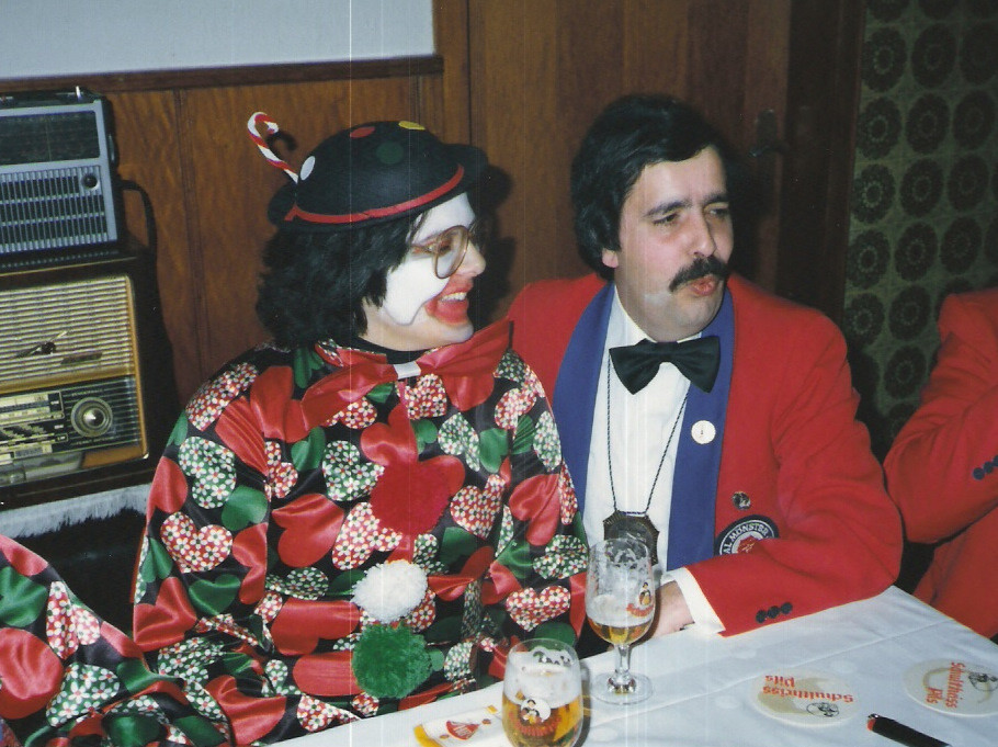 Karnevalsausklang nach den Zügen 1982