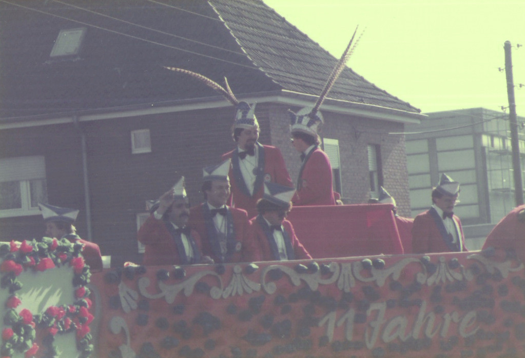 Karnevalszüge 1982 "11 Jahre Orjenal Mönster Jonge"