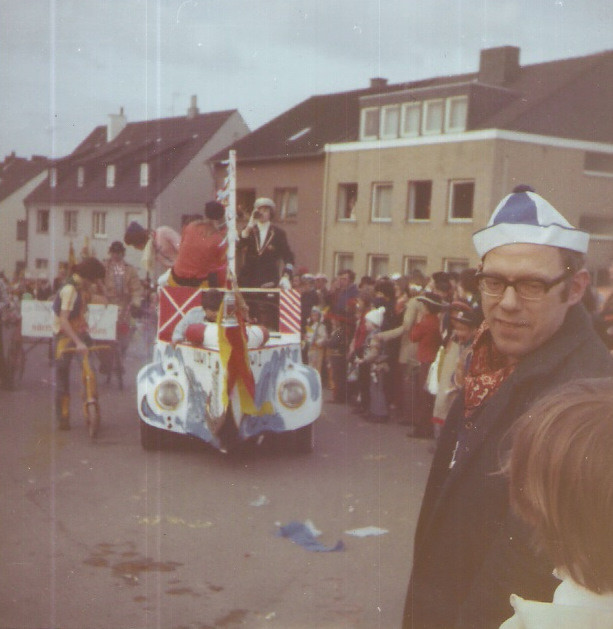 Unser erster Karnevalswagen: 1972 "Reederei Kornelimünster, Luwi I"