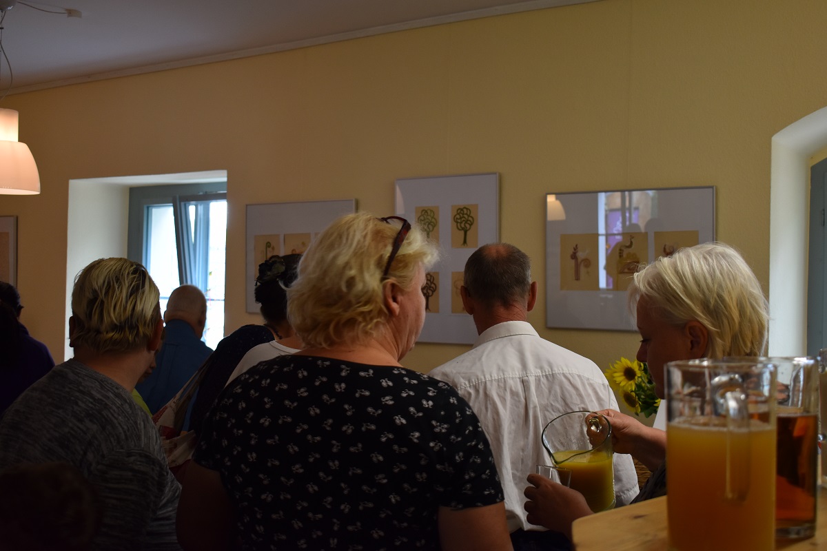 Volles Haus zum Bürgerfrühstück im Palitzschhof 