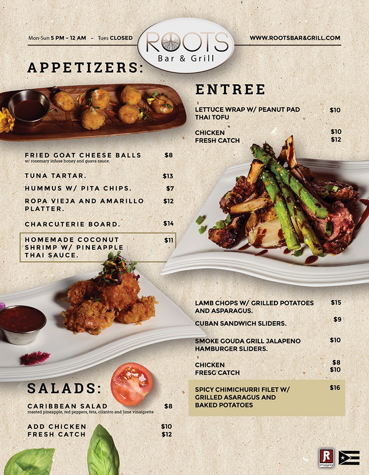 rincon restaurant sample menus the tourism association of rincon sample menus for restaurants