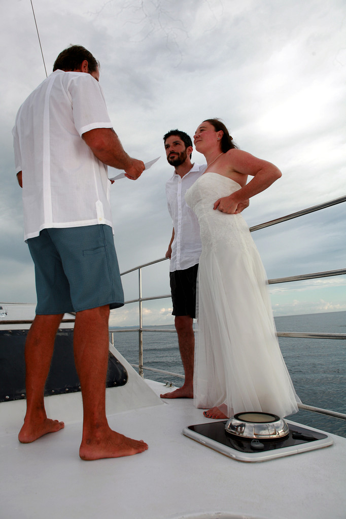 Katarina Sail Charter wedding